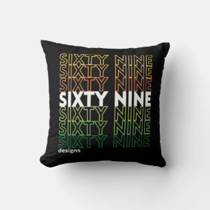 Cojín Decorativo Logo de "SIXTYNINE DISIGNS"