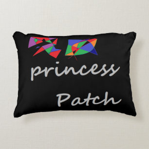 Cojín Decorativo Logo del amor del gato Princess Patch