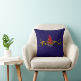 Cojín Decorativo Logo del Planeta Apocalíptico