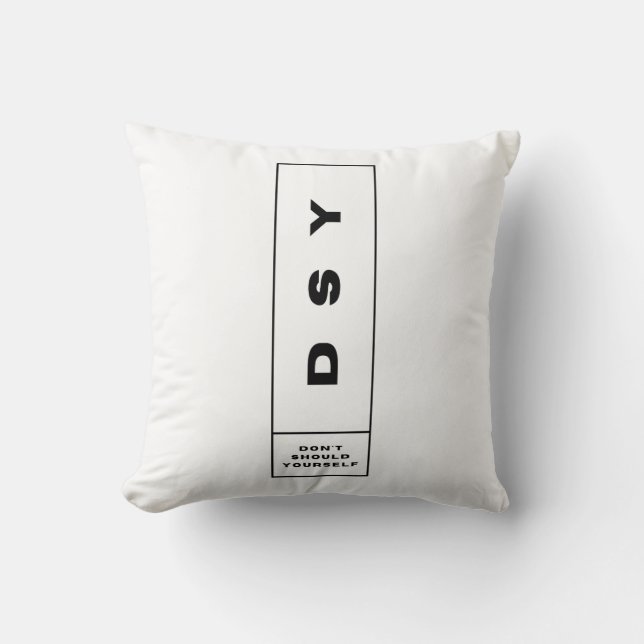 COJÍN DECORATIVO LOGO DSY UNO (Anverso)