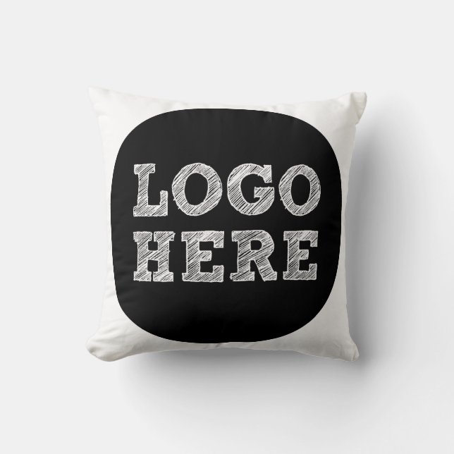 Cojín Decorativo Logotipo Aquí (Anverso)