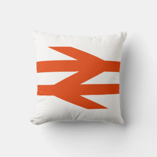 Cojín Decorativo Logotipo de Doble Flecha de British Rail