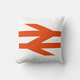 Cojín Decorativo Logotipo de Doble Flecha de British Rail