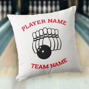 Cojín Decorativo Logotipo de equipo de bolos personalizado Decora