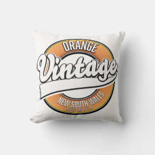 Cojín Decorativo Logotipo de estilo vintage de Broken Hill Australi