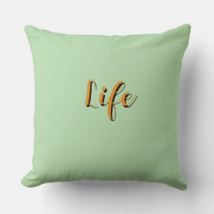 Cojín Decorativo Logotipo de Life Lt Green