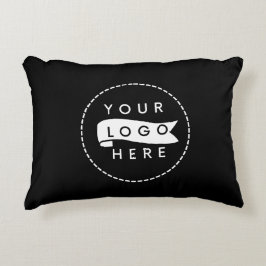 Cojín Decorativo Logotipo de negocios moderno personalizado