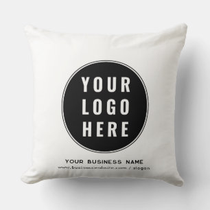 Cojín Decorativo Logotipo de su empresa y promoción del sitio web d