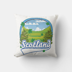 Cojín Decorativo logotipo de viajes a Escocia