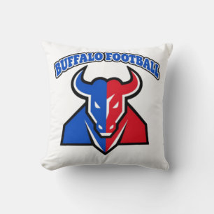 Cojín Decorativo Logotipo del equipo de fútbol americano de Buffalo