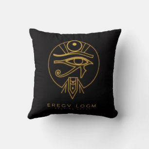 Cojín Decorativo Logotipo Egipcio Inspirado en Faraón – Estilo Anti