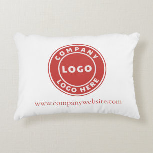Cojín Decorativo Logotipo empresarial moderno y sitio web para prop