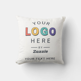 Cojín Decorativo Logotipo personalizado de negocio