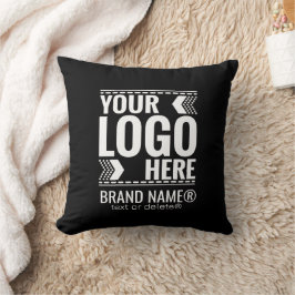 Cojín Decorativo Logotipo personalizado, logotipo de empresa o marc