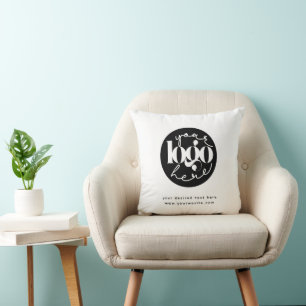 Cojín Decorativo Logotipo personalizado profesional minimalista de