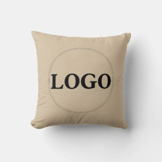 Cojín Decorativo Logotipo promocional de empresa comercial personal