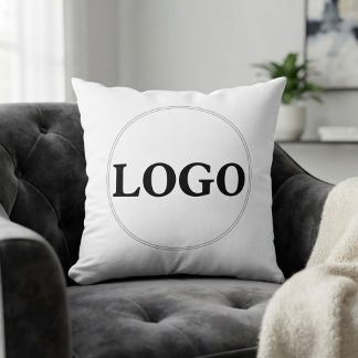 Cojín Decorativo Logotipo promocional de la empresa comercial perso
