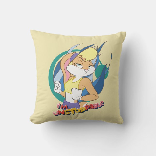 Cojín Decorativo Lola Bunny "Soy imparable" (Anverso)