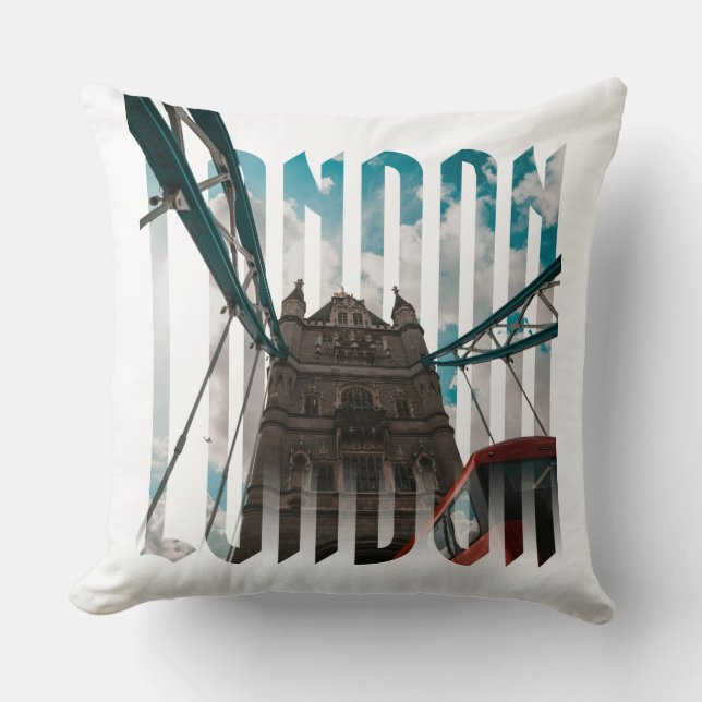 Cojín Decorativo London Design Pillow (Anverso)