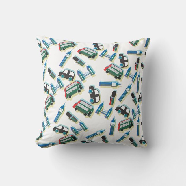 Cojín Decorativo london Icons (Anverso)