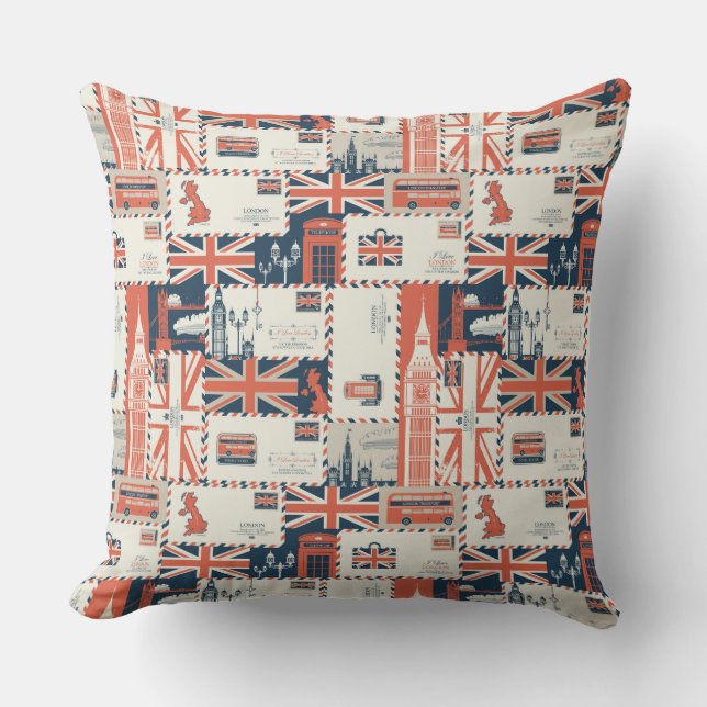 Cojín Decorativo London Post Pillow (Anverso)