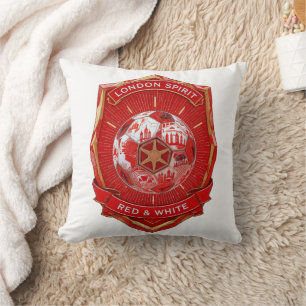 Cojín Decorativo Londres es Rojo, Patrimonio de Londres. Regalo de 