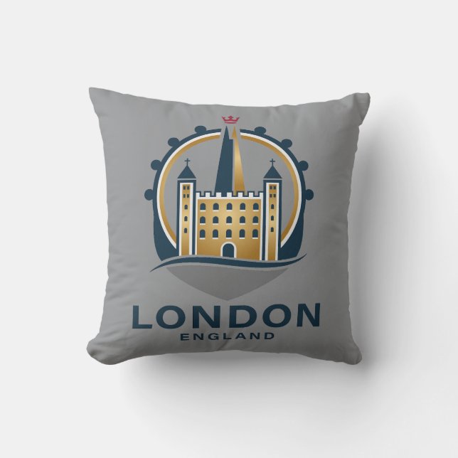 Cojín Decorativo Londres Inglaterra Gran Bretaña (Anverso)