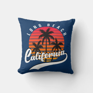 Cojín decorativo Long Beach Retro Sunset