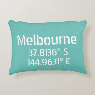 Cojín Decorativo Longitud del latido de Melbourne