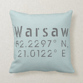 Cojín Decorativo Longitud del latido de Varsovia