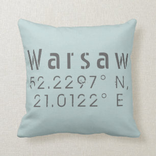 Cojín Decorativo Longitud del latido de Varsovia