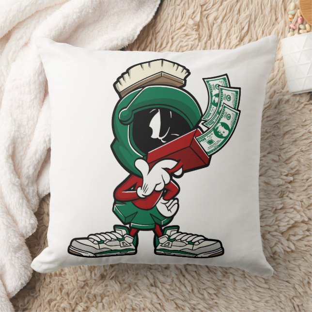 Cojín Decorativo Looney Tunes Marvin Martian Money Edition Poster (Manta)