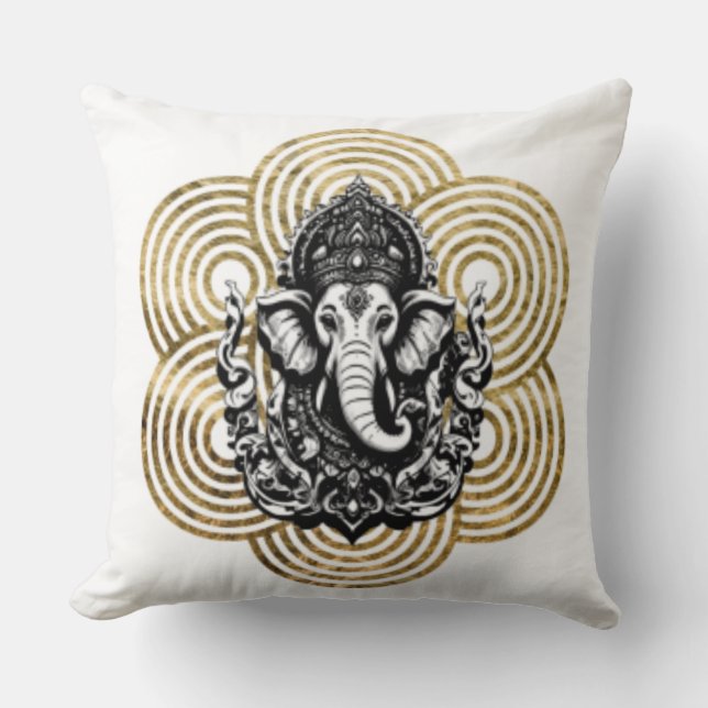 Cojín Decorativo Lord Ganesha (Anverso)