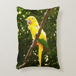 Cojín Decorativo Loro amarillo