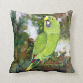 Cojín Decorativo Loro amarillo de Cydney Naped