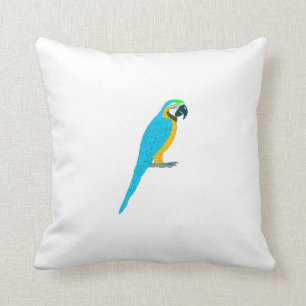 Cojín Decorativo Loro azul del Macaw
