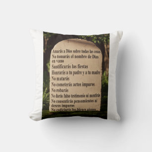 Cojín Decorativo Los 10 mandamientos