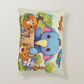 Cojín Decorativo "Los Adorables Amigos Animales Pillow: