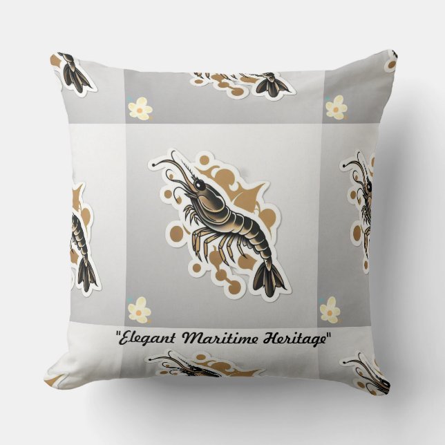 Cojín Decorativo "Los ancestros del tatuaje están lejos" (Anverso)