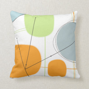 Cojín decorativo - los años 50 abstractos