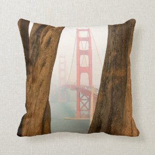 Cojín Decorativo Los árboles de puente Golden Gate el   de pasan