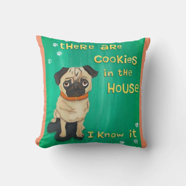 Cojín Decorativo Los barros amasados saben - el regalo divertido (Anverso)