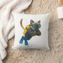 Los buzos gato se sumergen en el mar