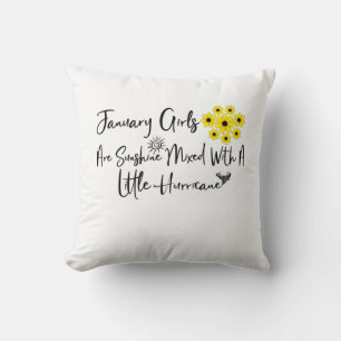 Cojín Decorativo Los Chicas De Enero Se Mezclan Con Un Poco