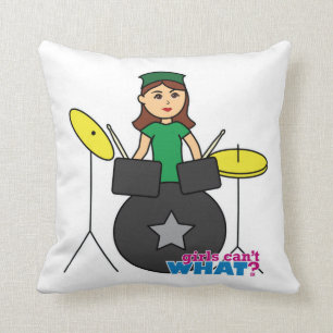 Cojín Decorativo ¿Los Chicas no pueden qué? Diseño personalizad