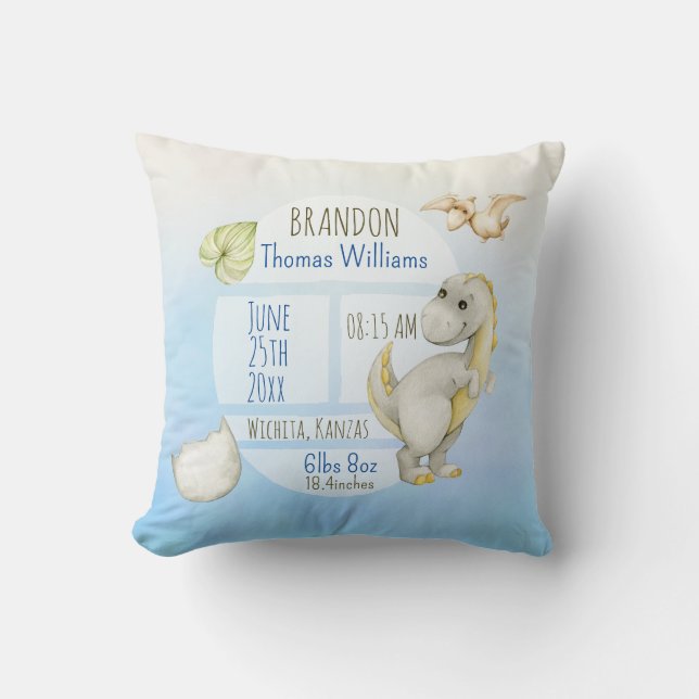 Cojín Decorativo Los chicos se burlan de las estadísticas de nacimi (Anverso)