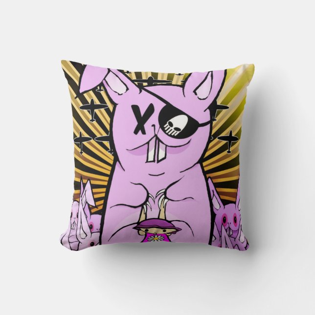 Cojín Decorativo Los conejos 2012 (Anverso)