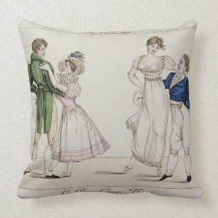 Cojín Decorativo Los contrastes, platean 24 de "Le Bon Genre", 1811