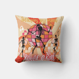 Cojín Decorativo Los divertidos esqueletos de Halloween solo quiere