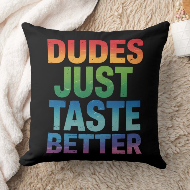 Cojín Decorativo Los dudes prueban mejor orgullo gay (Manta)